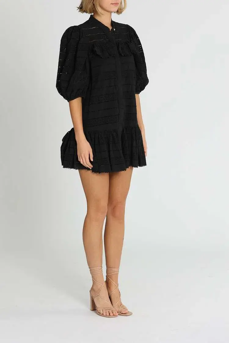 Acler Granville Dress Black Size 14 - Image 2