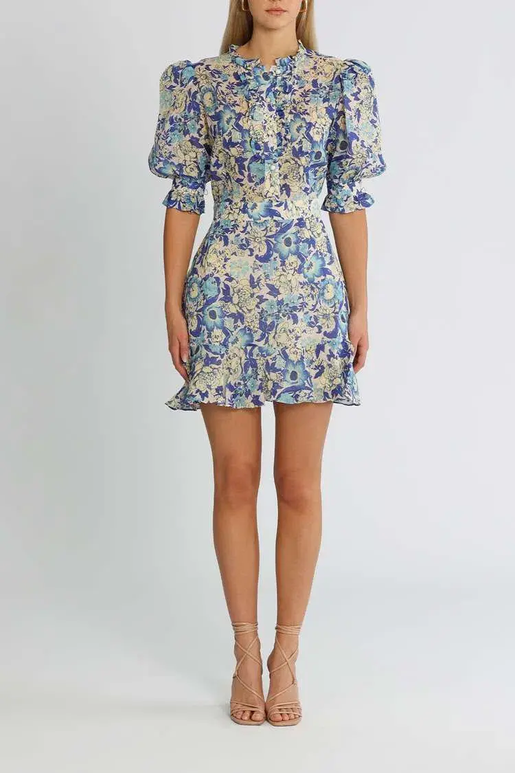 Alice McCall Frida Mini Dress Sapphire Blue Size 10 - Image 1