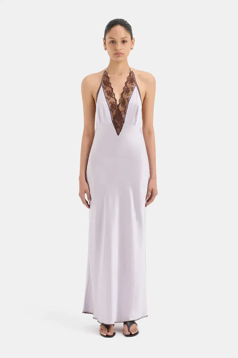 Sir the Label Aries Halter Dress Lilac Size 0/ AU 6 - Image 2