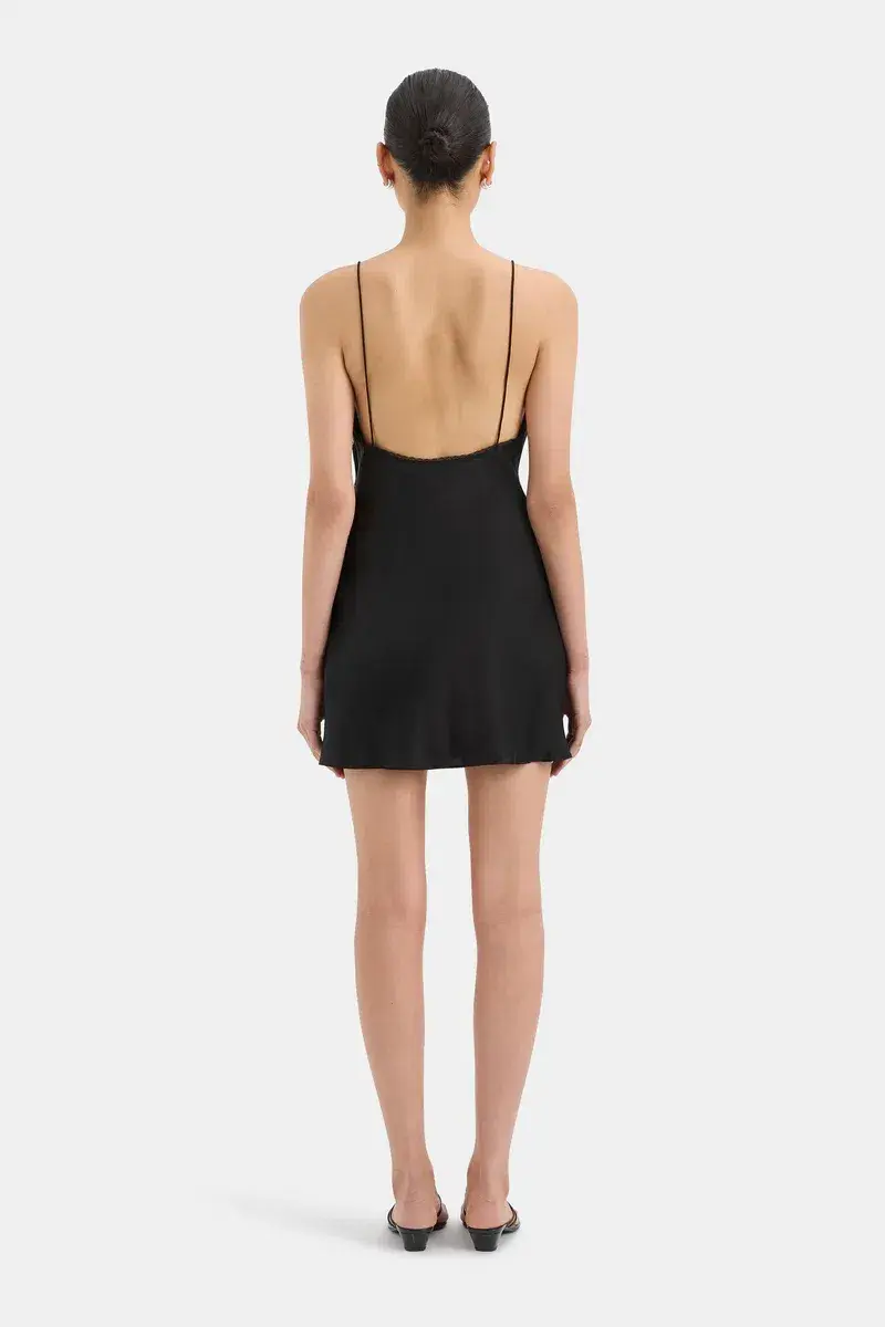 Sir the Label Aries Mini Slip Dress Black Size 1 /AU 8 - Image 3
