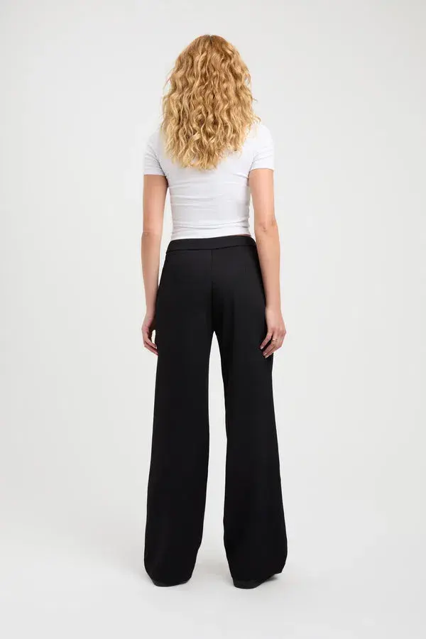Kookai Oyster Low Rise Pant Black Size 34 / AU 6 - Image 2