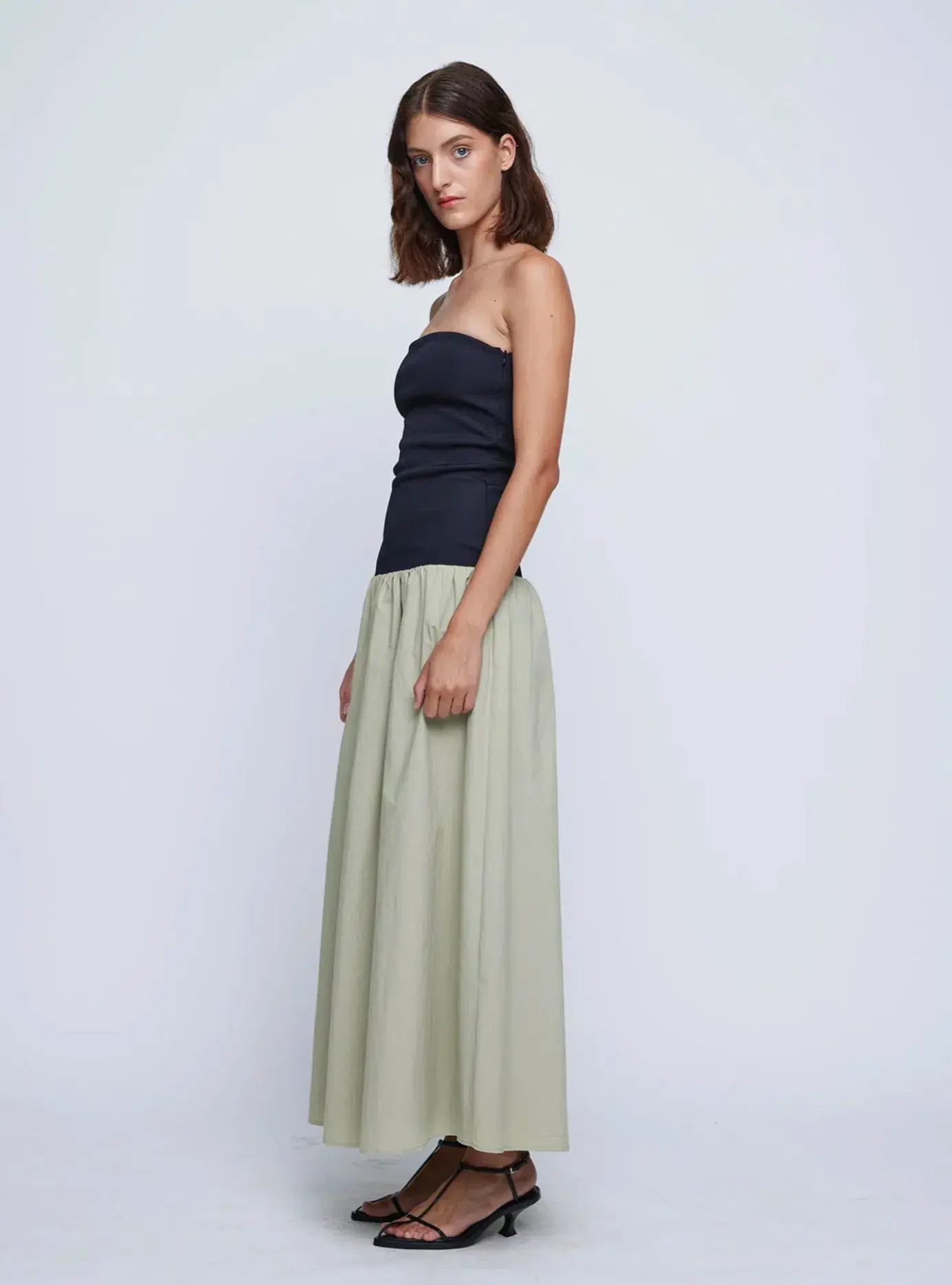 Anna Quan Amyra Maxi Dress Black/Green Size 8 - Image 2