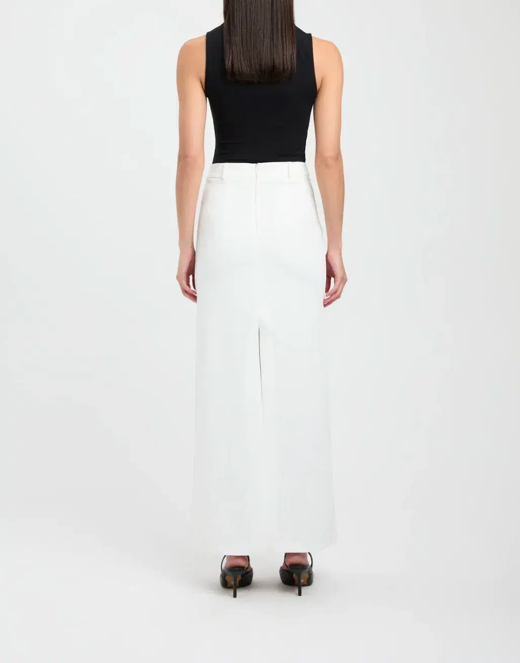 Kookai Ariel Maxi Skirt White Size 8 - Image 2