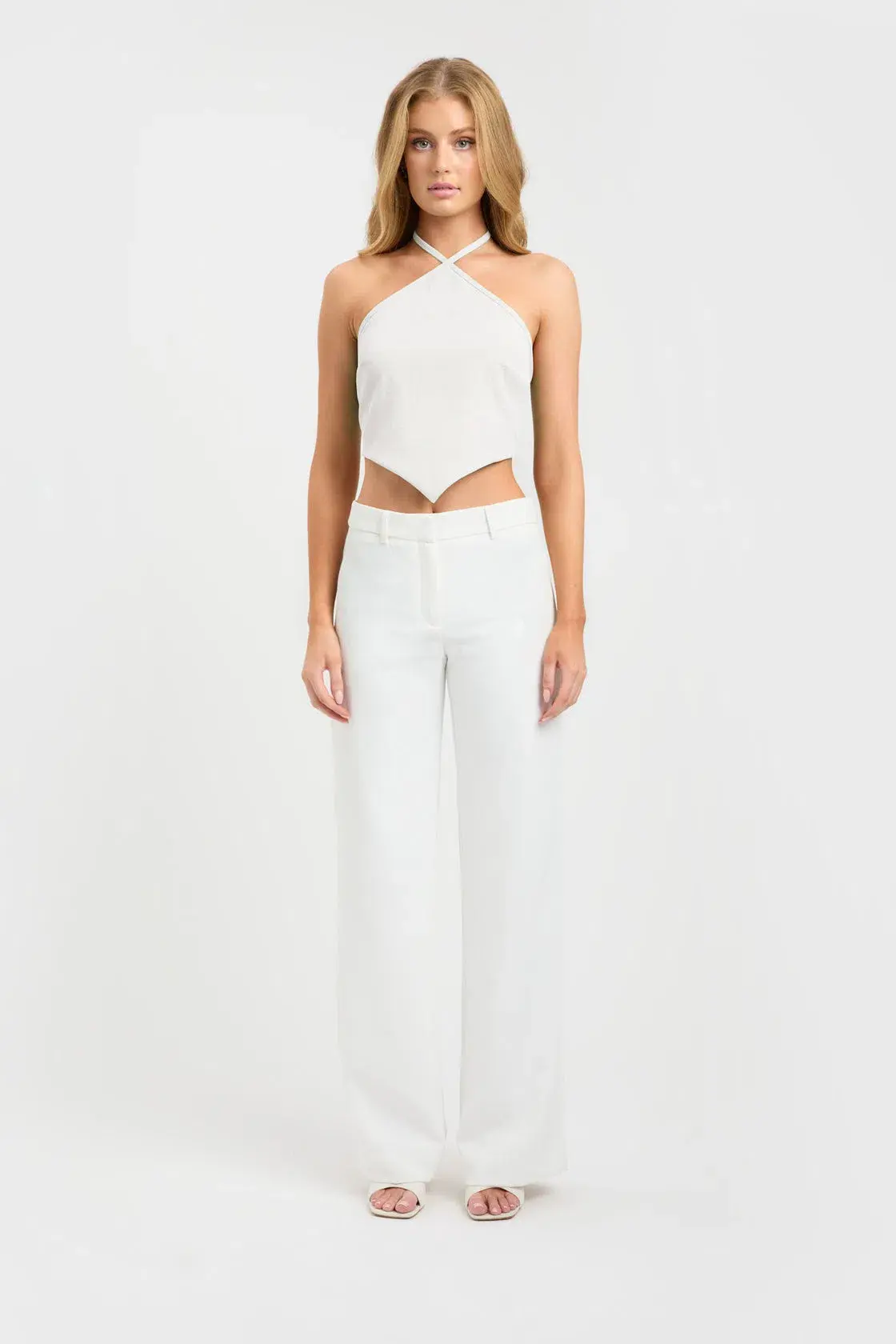 Kookai Ariel Triangle Top White Size 6 - Image 1