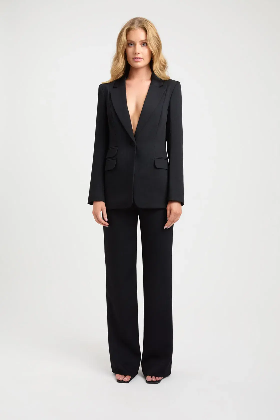 Kookai Oyster Pocket Blazer Black Size 8 - Image 1