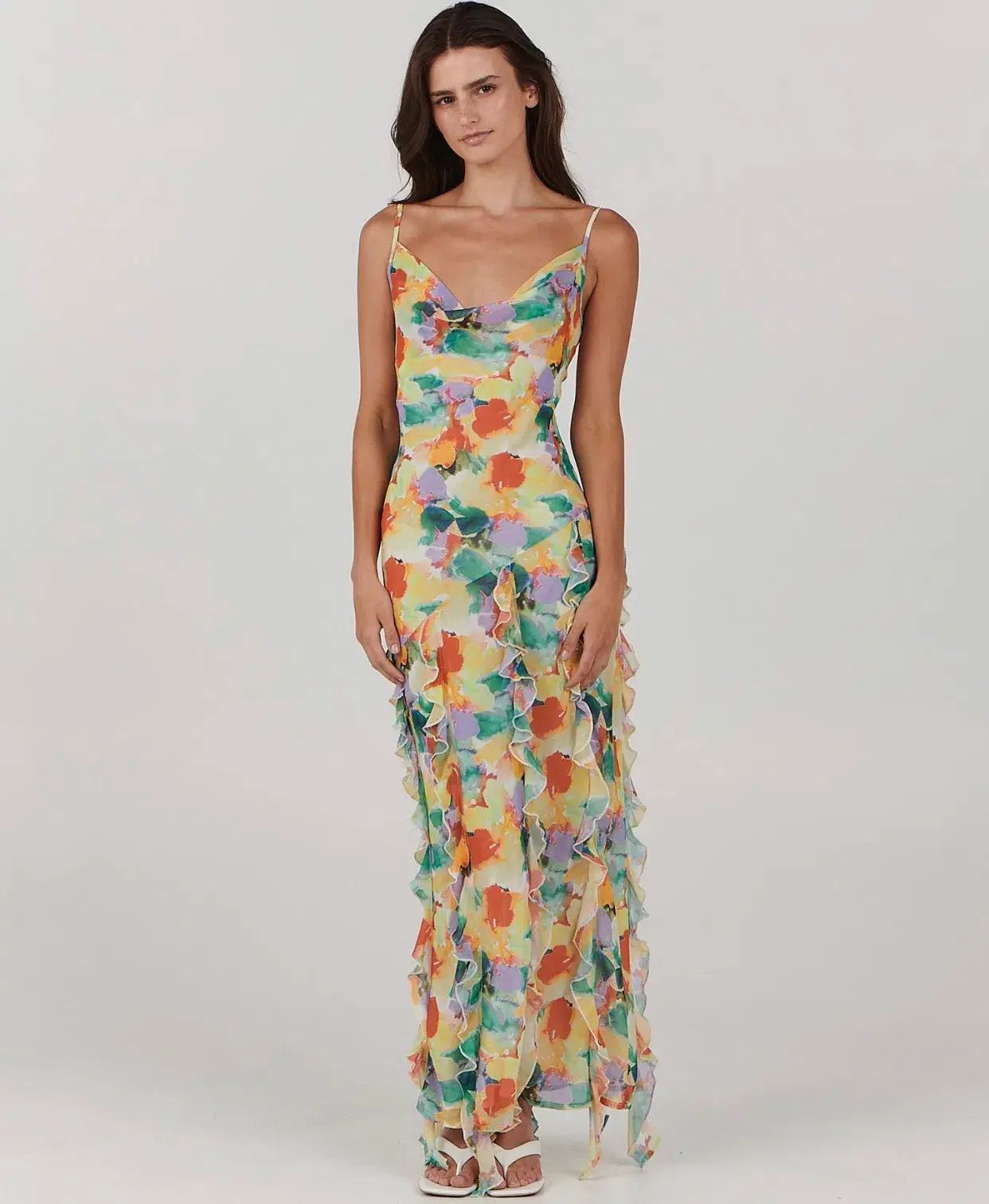 Charlie Holiday Cheyenne Maxi Dress Floral Size L / AU 12 - Image 1