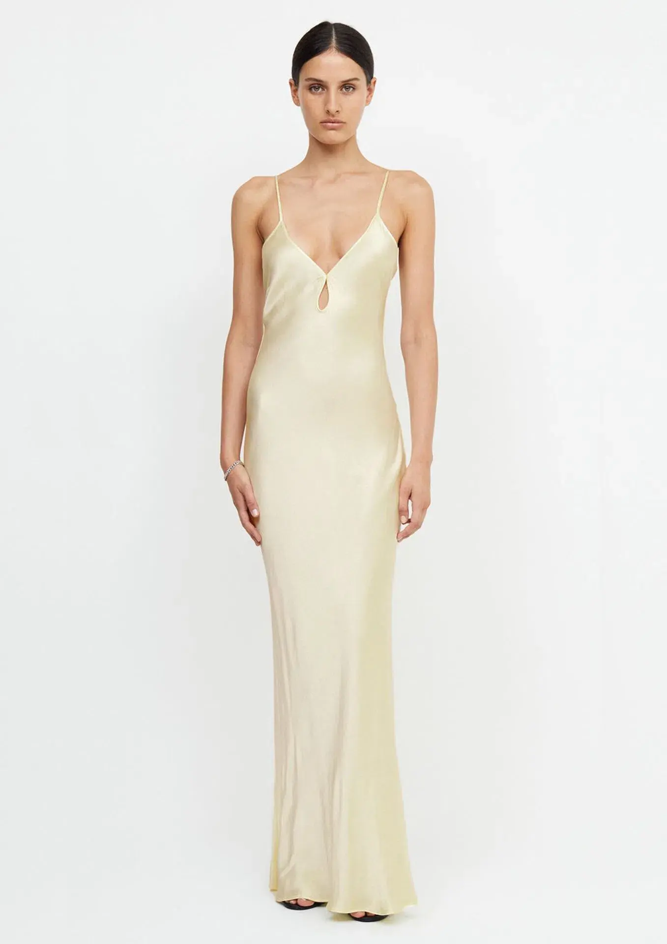 Bec & Bridge Cedar City Maxi Dress Ice Yellow Size 8 - Image 1