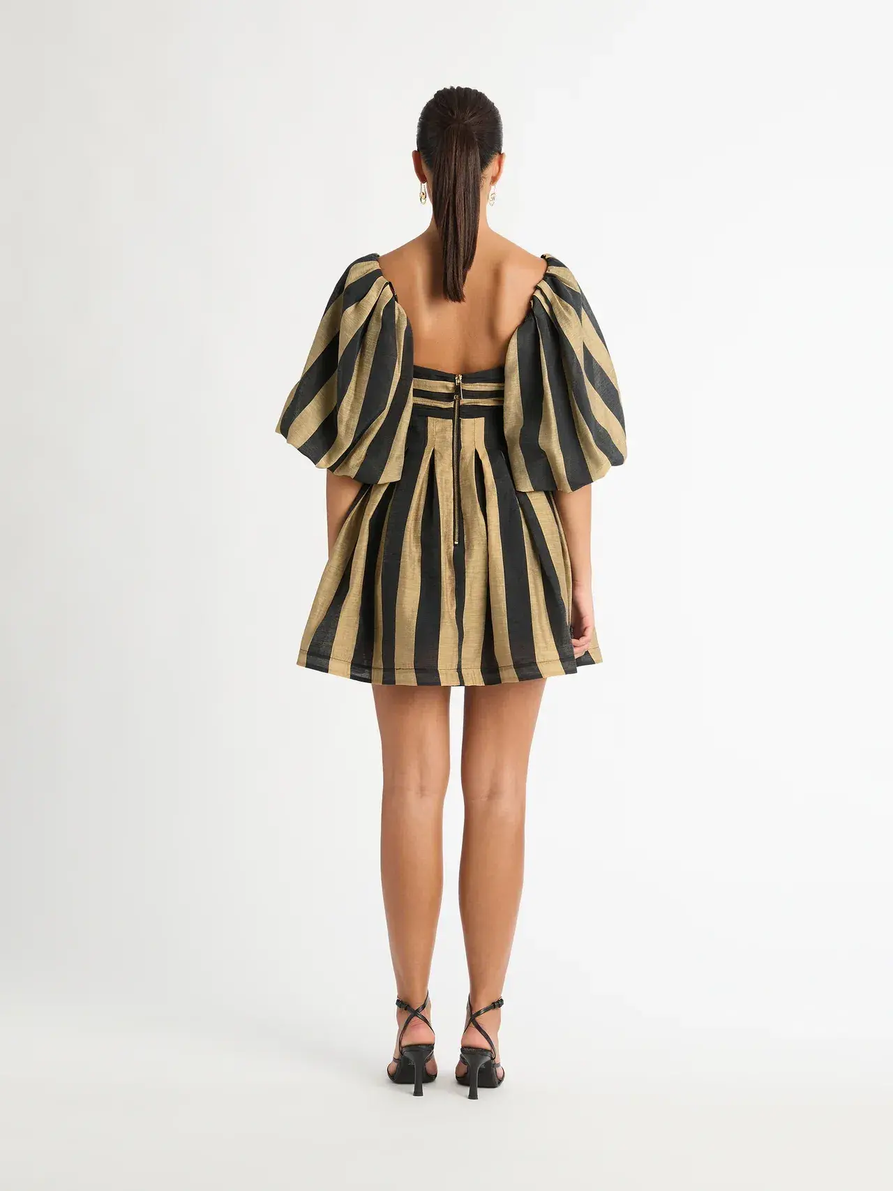 Sheike Frankie Stripe Mini Dress Print Size 12 - Image 3