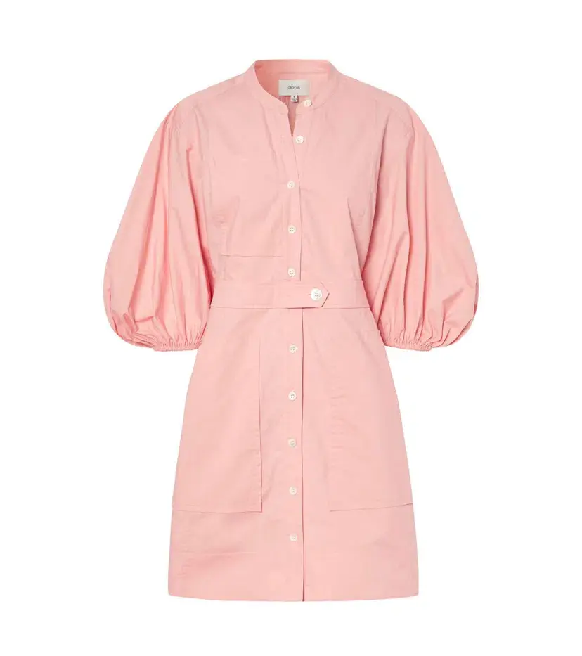 Oroton Short Utility Dress in Primrose Size 10 - Image 4