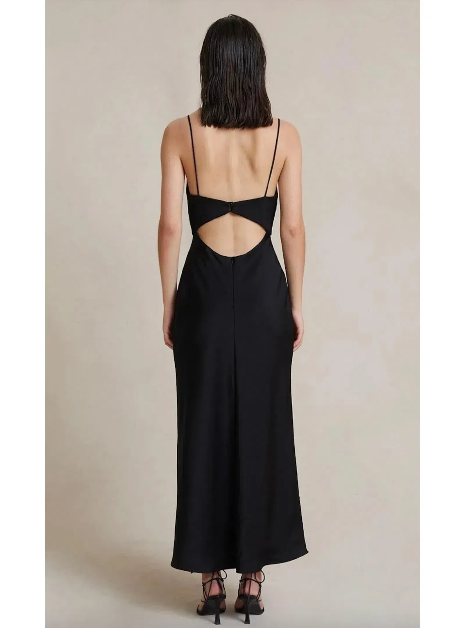 Bec & Bridge Valerie Midi Dress Black Size AU 6 - Image 3