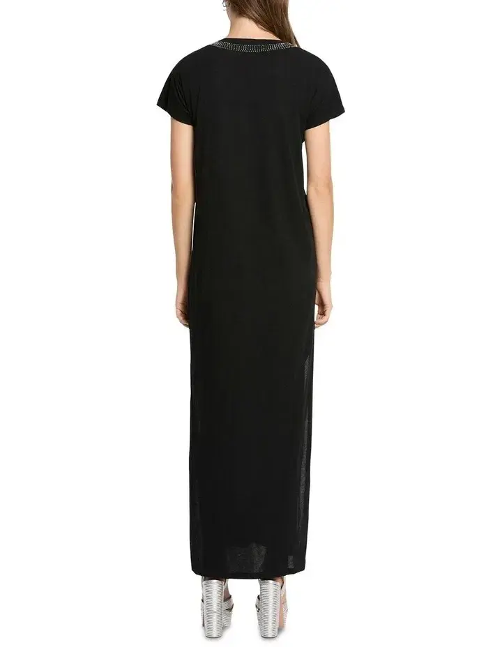 Sass & Bide Crystal Garden Tee Dress Black Size 10 - Image 2