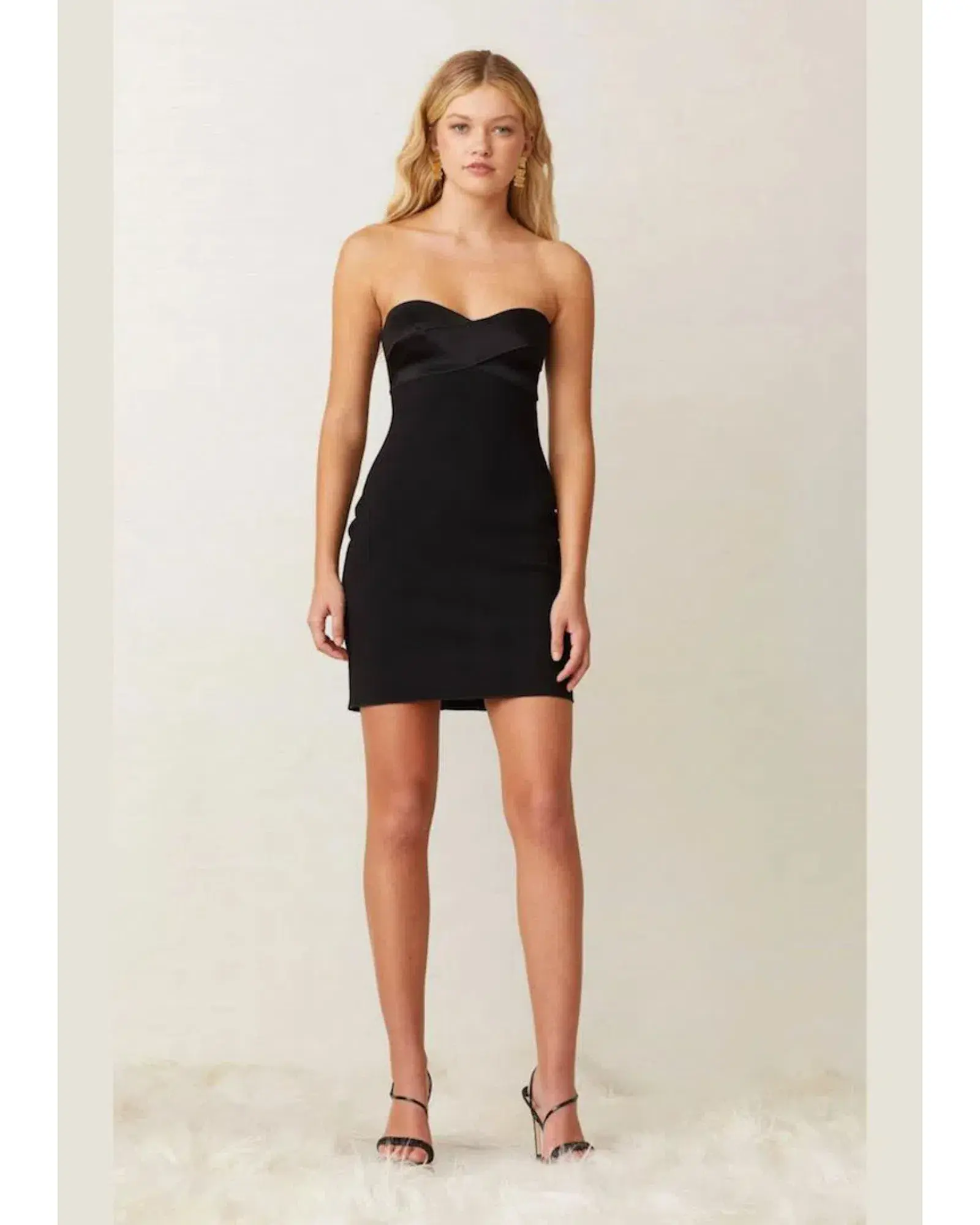 Bec & Bridge Shore Break Mini Dress Black Size AU 8 - Image 1