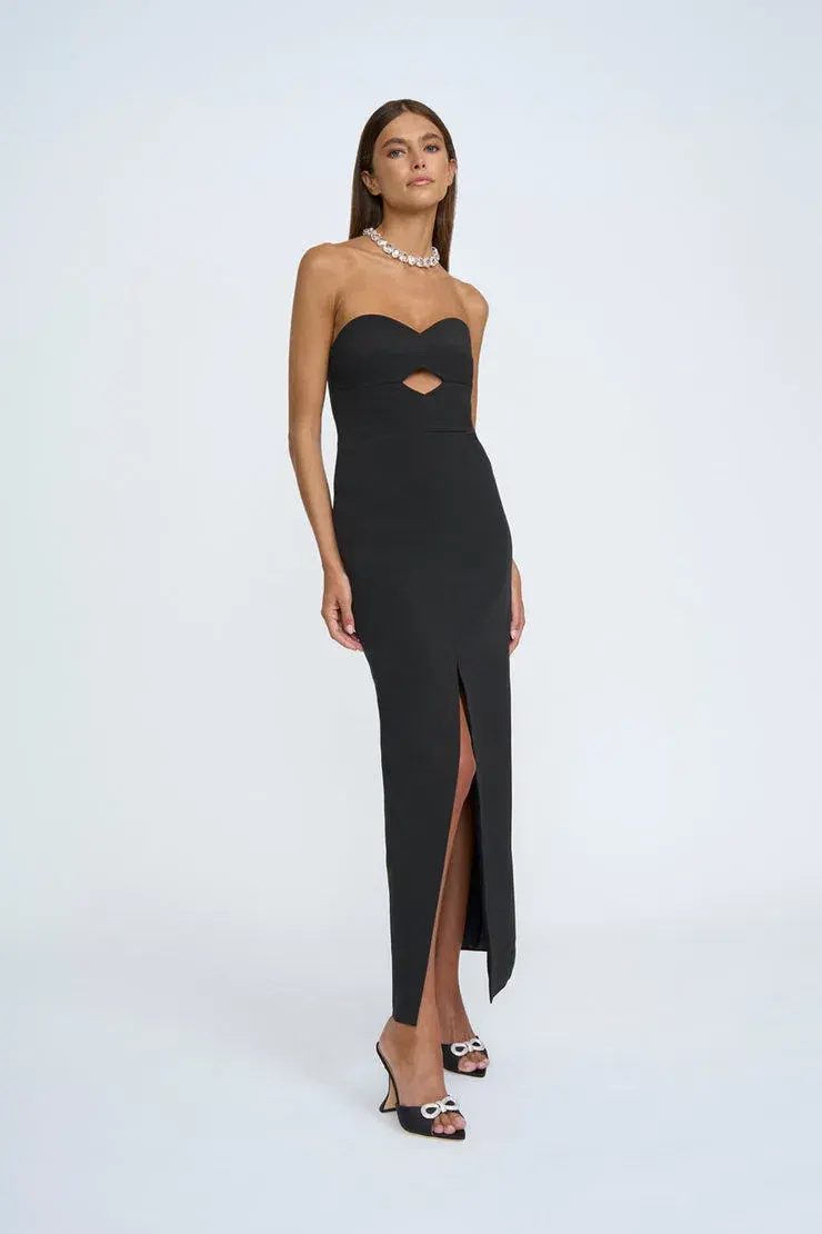 By Johnny Diamond Strapless Split Dress Black Size 10 - Image 1