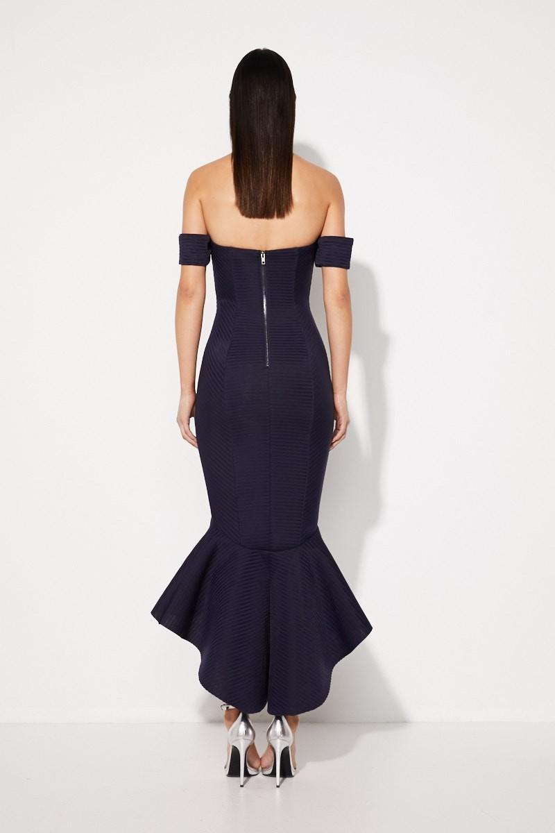 Mossman Lovers Rock Dress Navy - Image 2