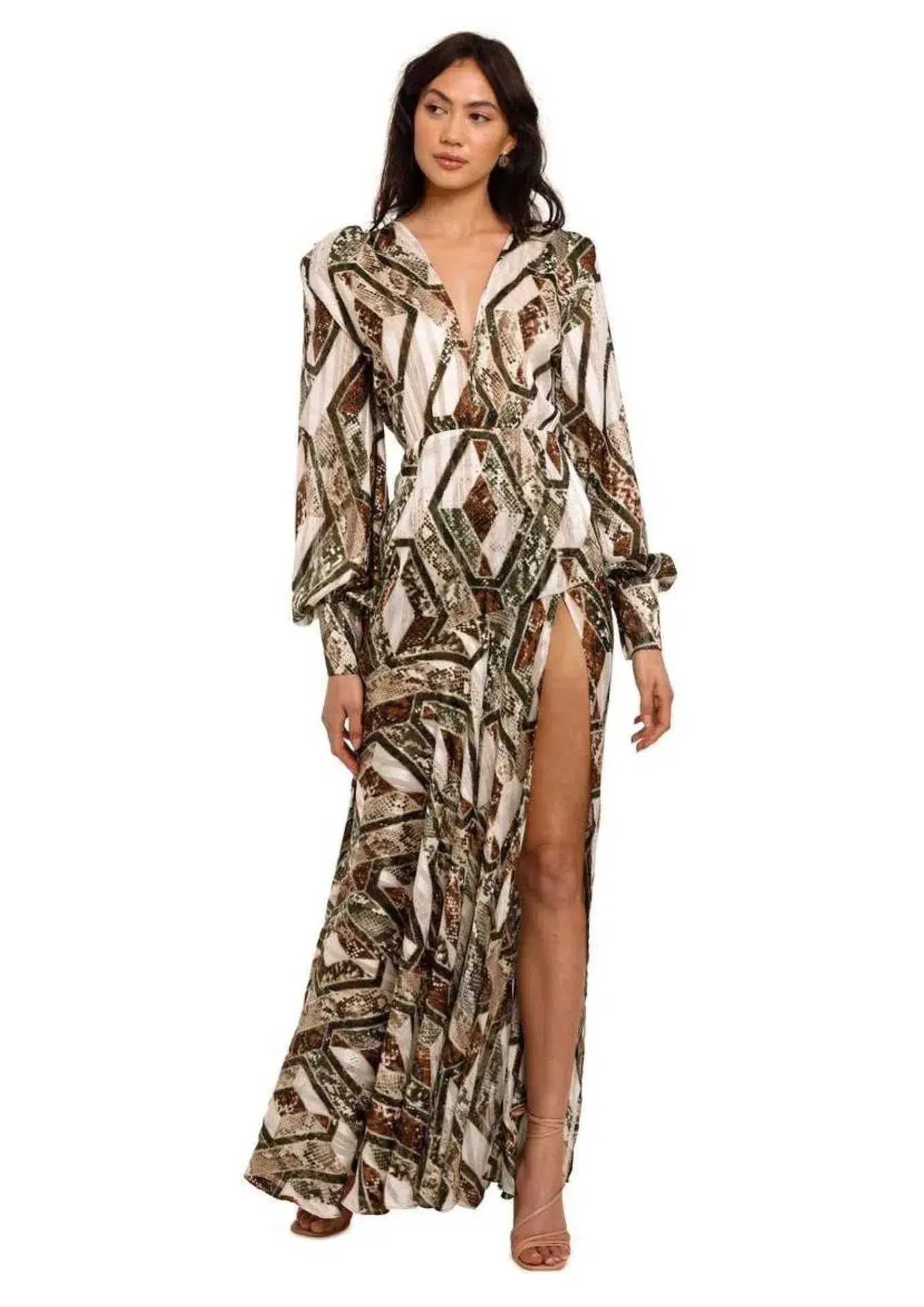 Bronx and Banco Patchwork Maxi Multi Print Size 10 - Image 1