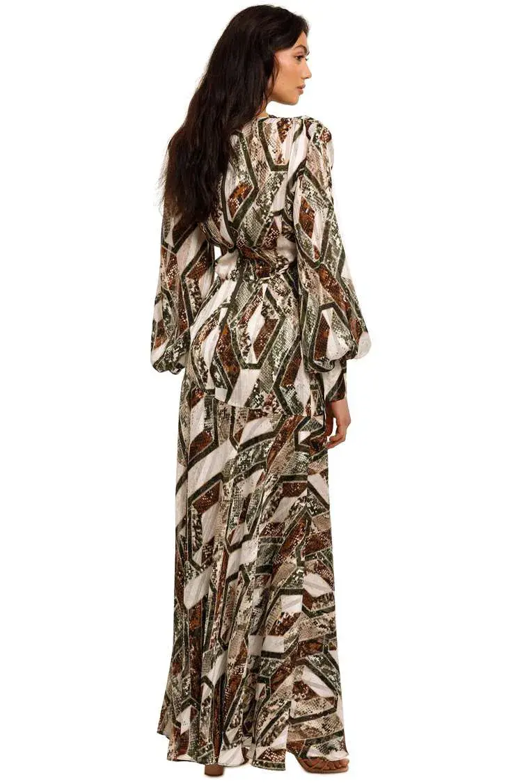 Bronx and Banco Patchwork Maxi Multi Print Size 10 for rent on The Volte - main image