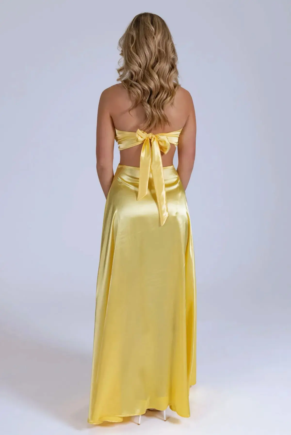 Lane + Sass Lucy Lemon Gown Yellow Size S/AU 8 - Image 6