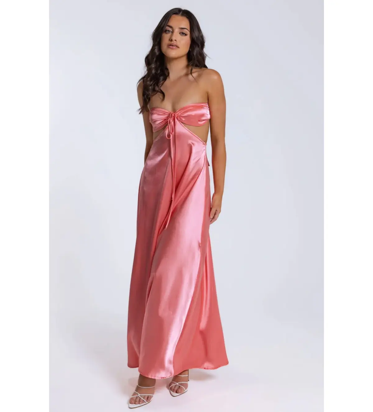 Lane + Sass Lucy Guava Gown Pink Size AU 8 - Image 2