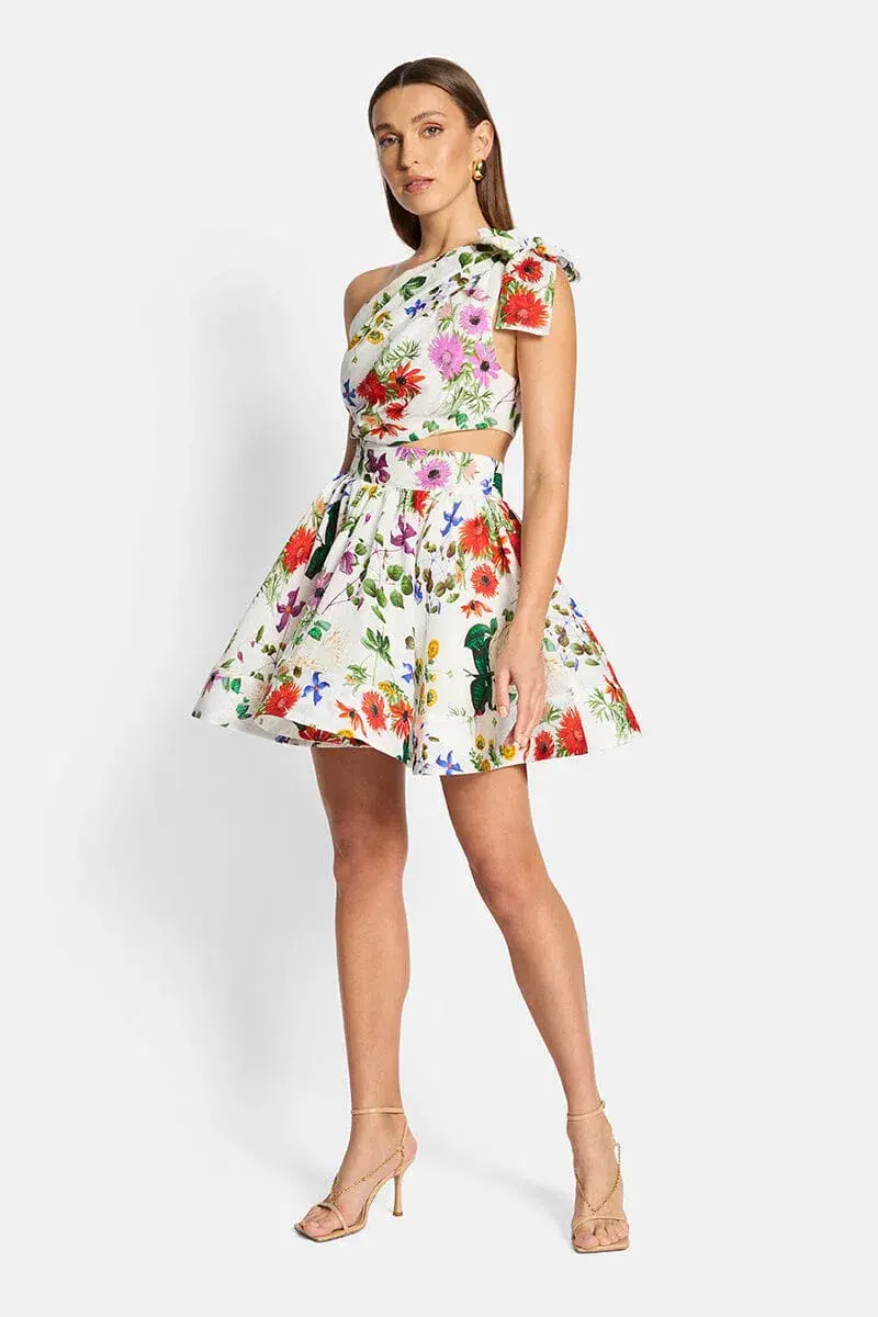 Sofia the Label Birdie One Shoulder Dress Floral Size 10 - Image 2