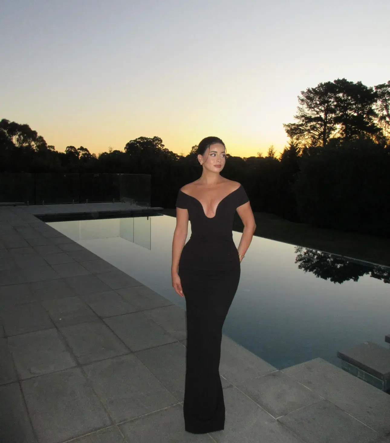 Solace London Marlowe Gown Black Size 6 - Image 2