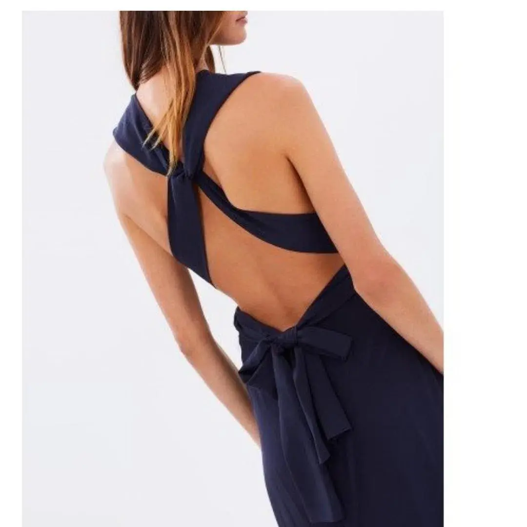 Bianca Spender Ascendant Blue Dress Size 14 - Image 3