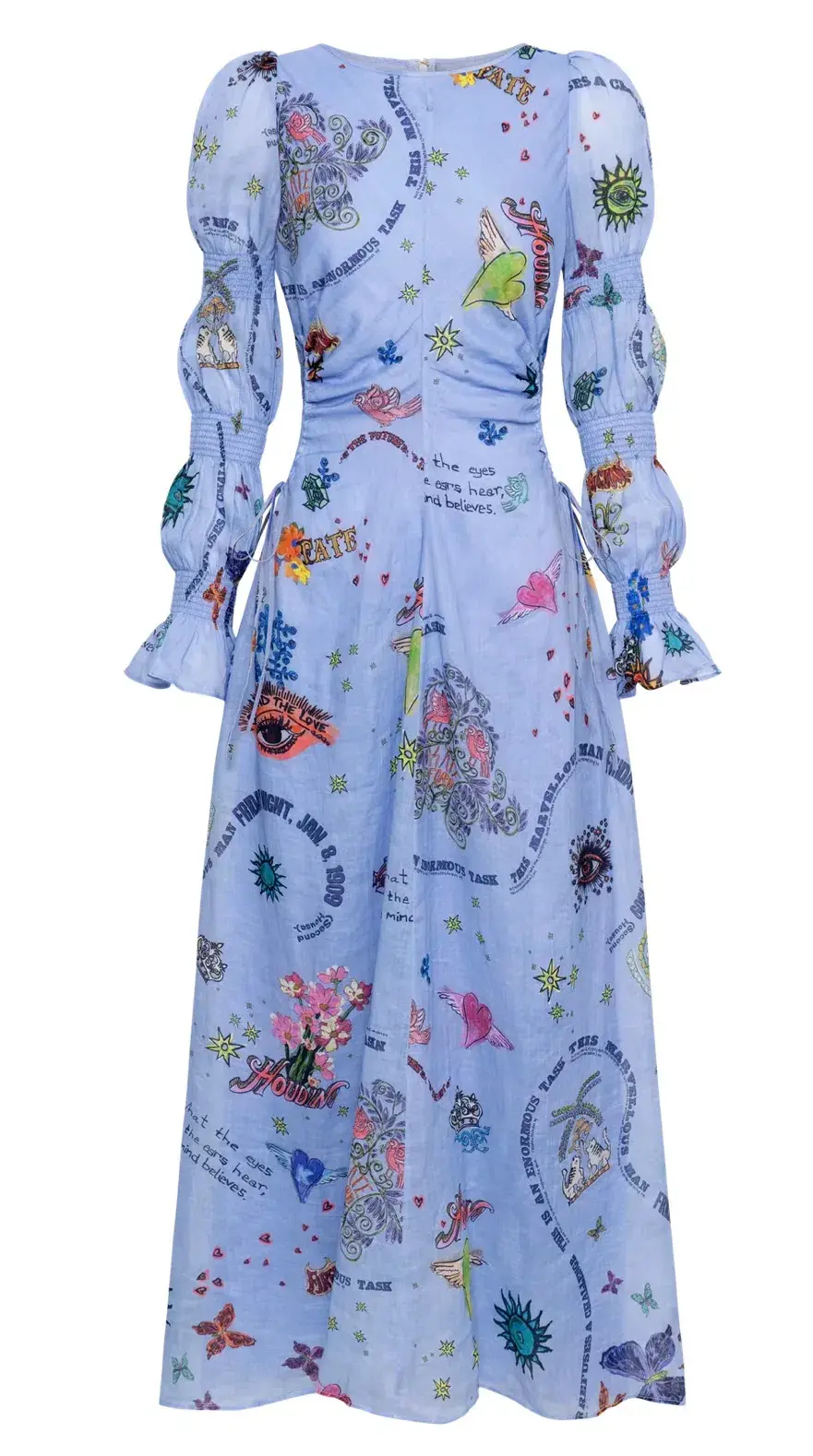 Kate Ford  Caracus Cut Out Gown Print  - Image 9