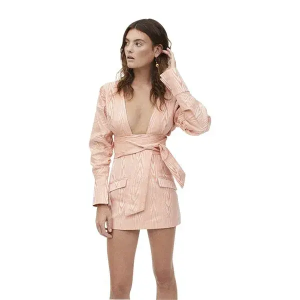 Manning Cartell Mini Mode Wrap Top and Mini Skirt Set Pink Size 8 for rent on The Volte - main image