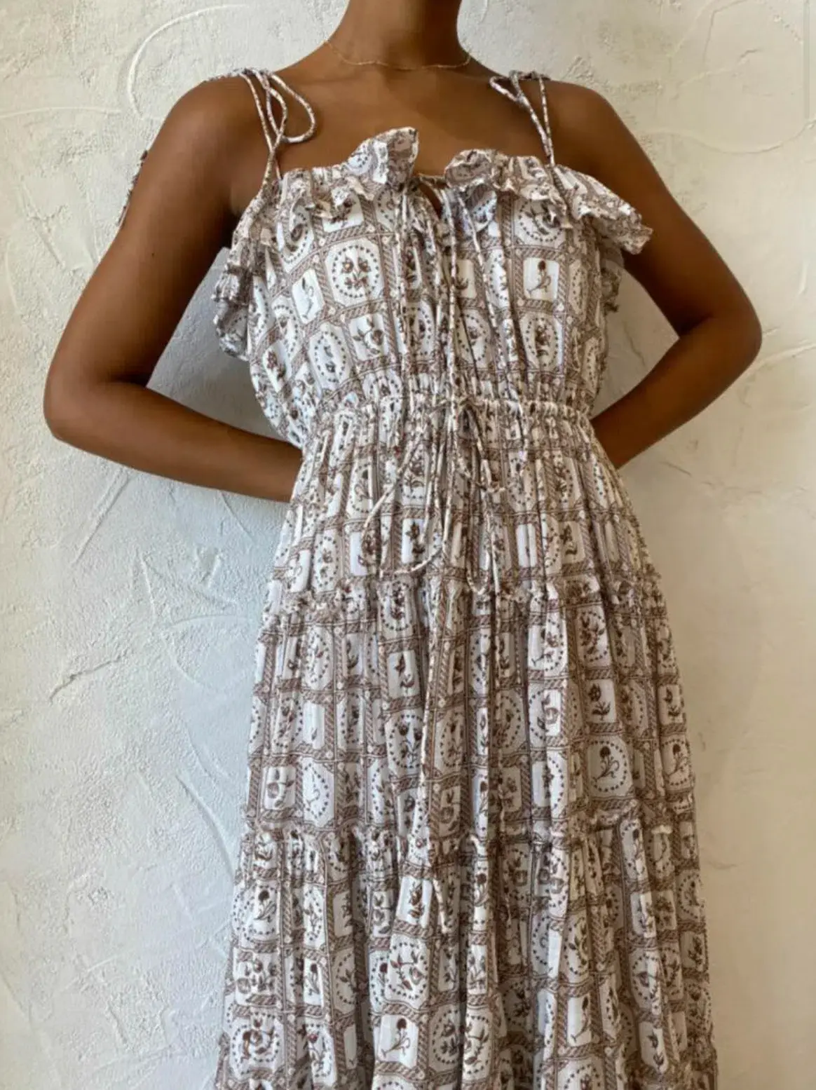 Palm Noosa With Love From Dress Print Size 6 - Image 3