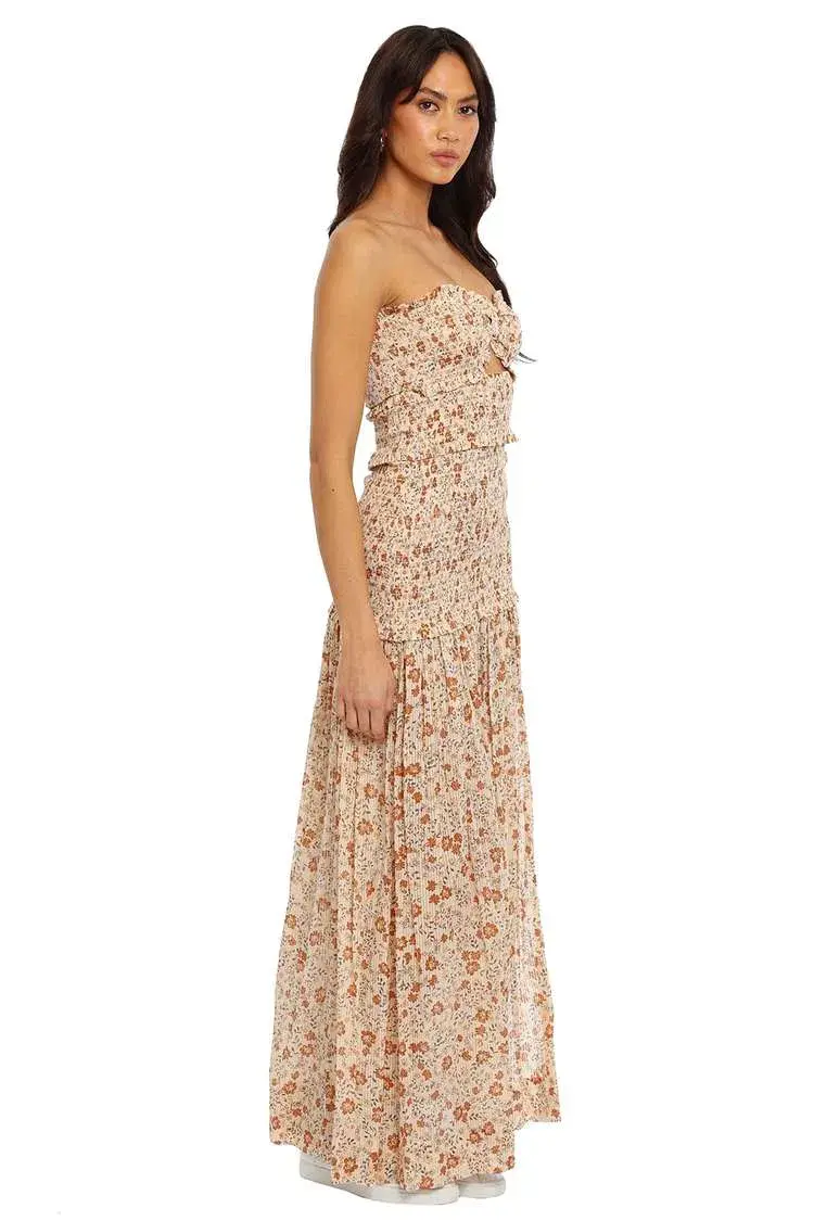 Bec & Bridge Janice Maxi Dress Multi Print Size 6 - Image 2