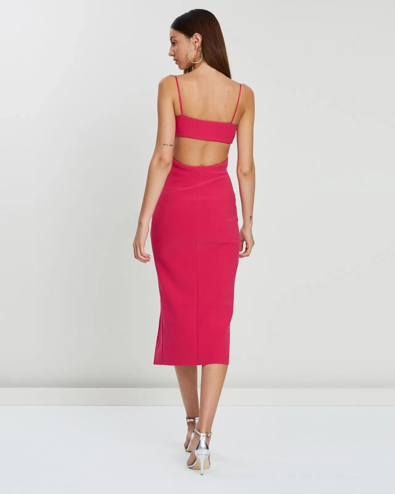 Bec & Bridge Amelie Panel Dress Pink Size 8 - Image 2