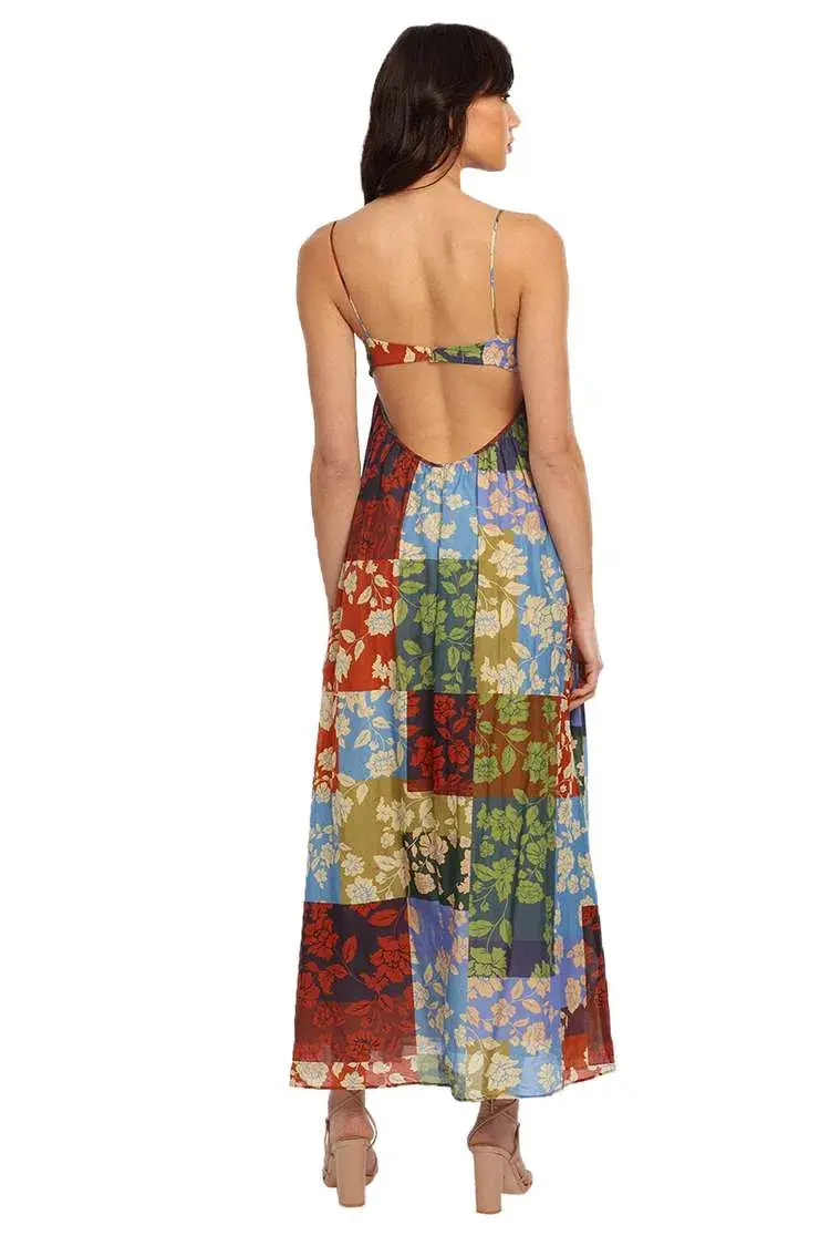 Bec & Bridge Woodstock Maxi Dress Multi Print Size 14 - Image 3