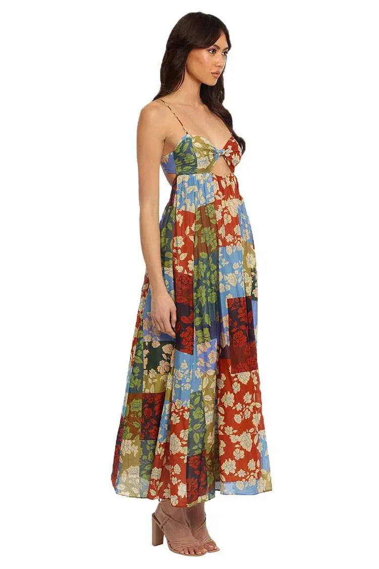 Bec & Bridge Woodstock Maxi Dress Multi Print Size 6 - Image 2