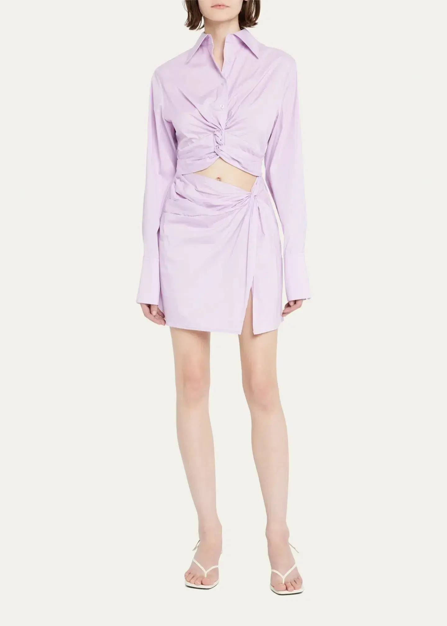 Anna Quan Dress Lola Shirt Dress Lilac Size 12 - Image 1