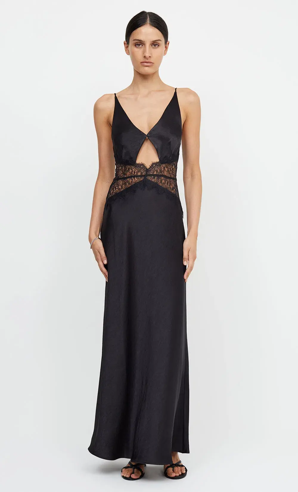 Bec & Bridge Camille Maxi Dress Black Size 10 for rent on The Volte - main image