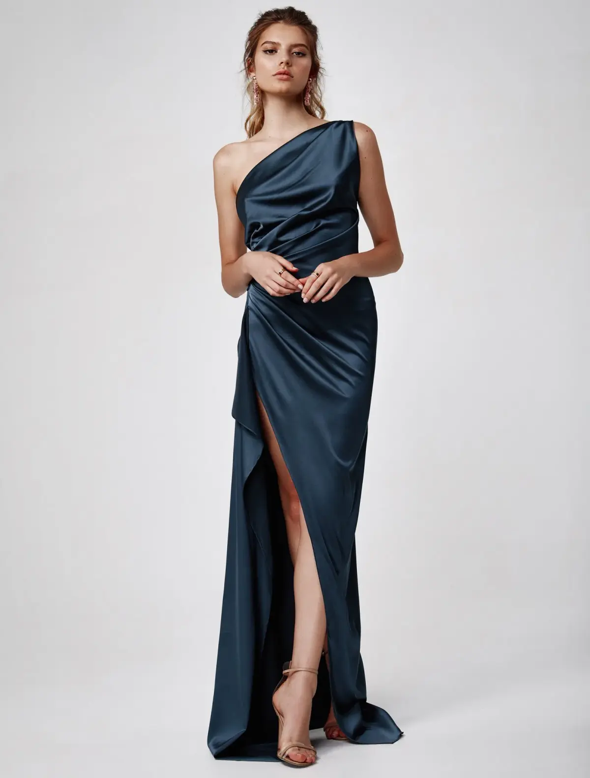 Lexi Samira Maxi Dress Orion Blue Size 8 - Image 1