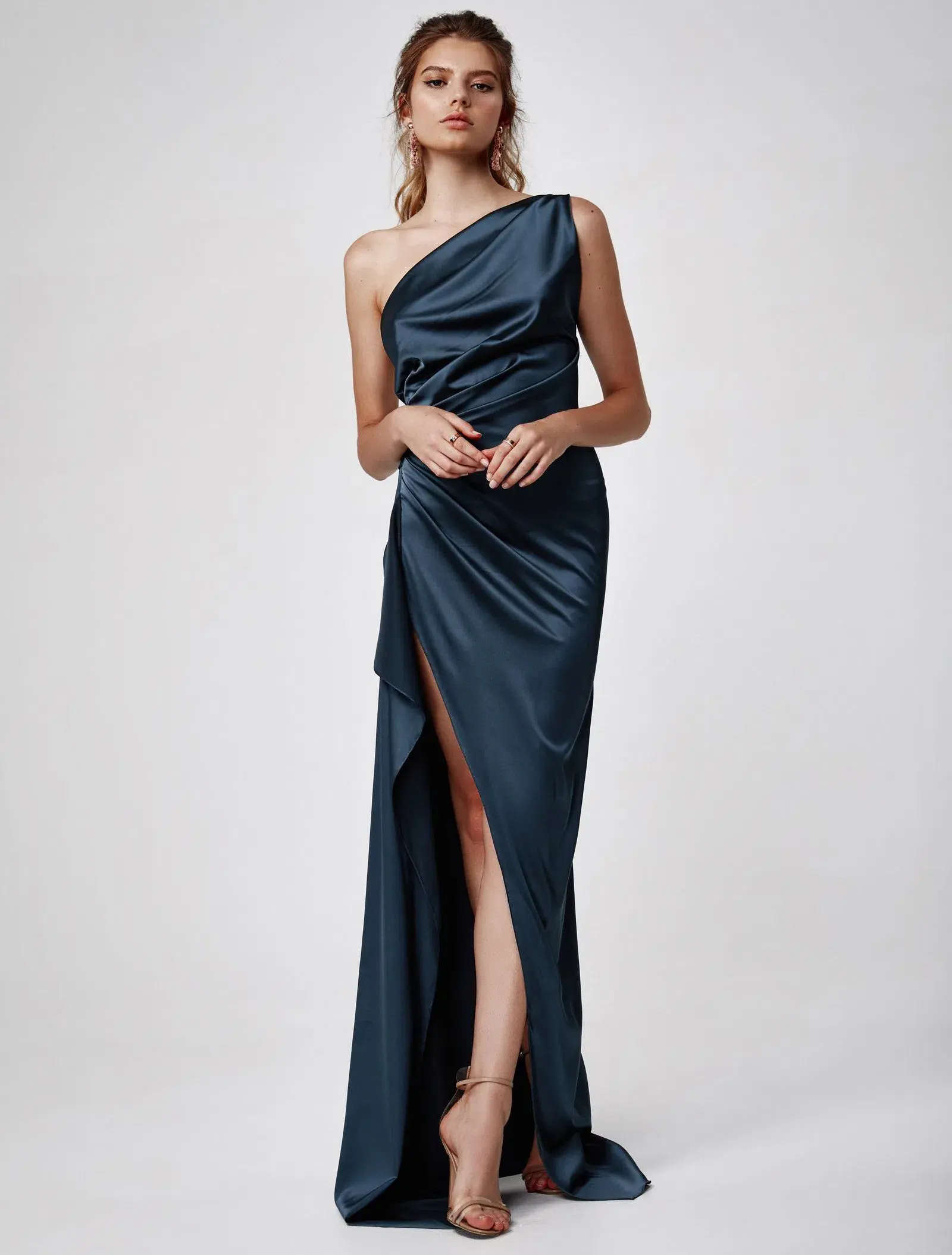 Lexi Samira Maxi Dress Orion Blue Size 8 - Image 1