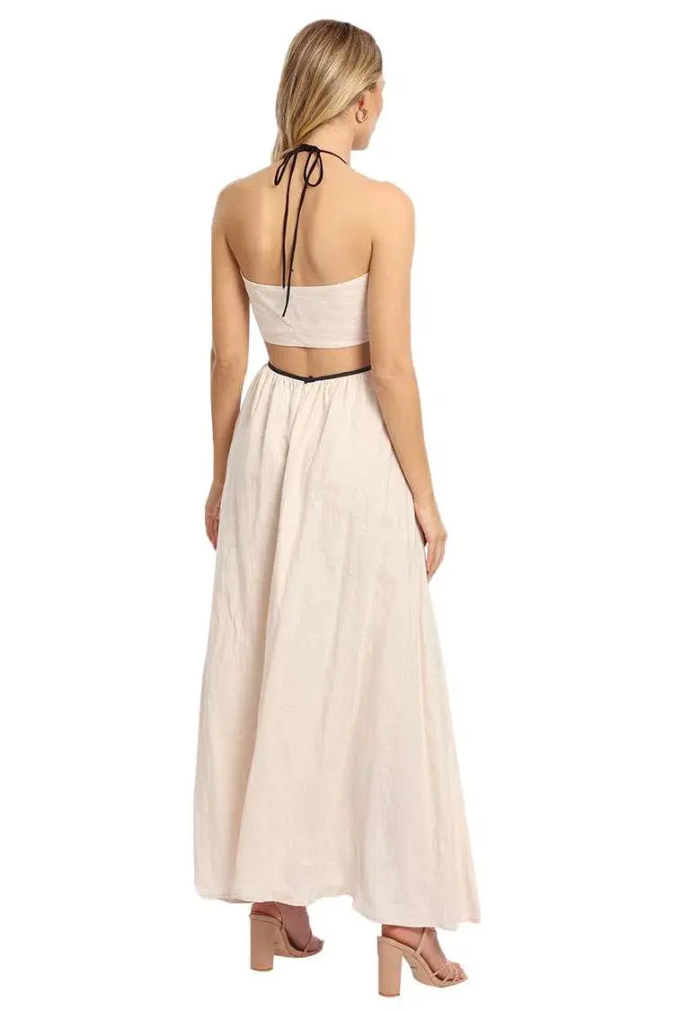 Bec and Bridge Noelle Maxi Dress Blush Size 12 - Image 4
