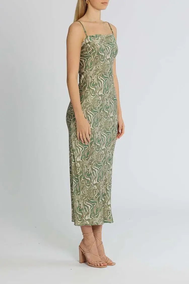 Bec and Bridge Alanis Maxi Dress Green Size 6 - Image 3