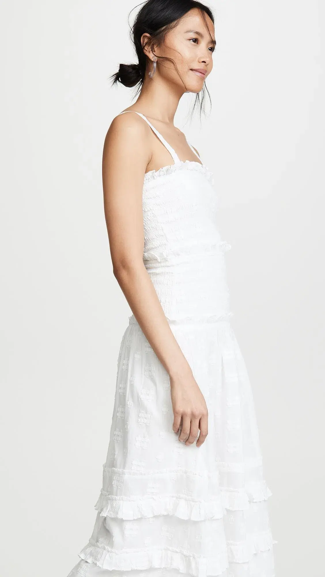Steele Datsy Midi Dress White Size 6  - Image 3