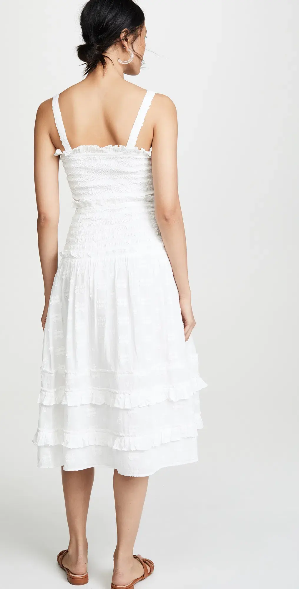 Steele Datsy Midi Dress White Size 6  - Image 5