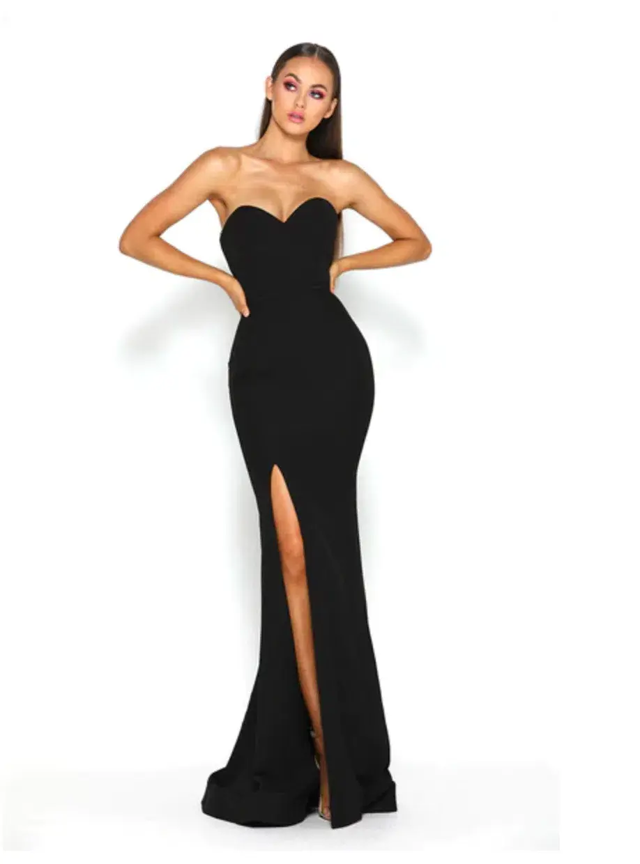 Portia and Scarlett Arya Gown Black Size M/Au 8 - Image 1