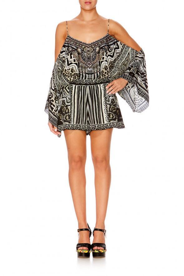Camilla Tribal Theory Drop Shoulder Playsuit - Image 1