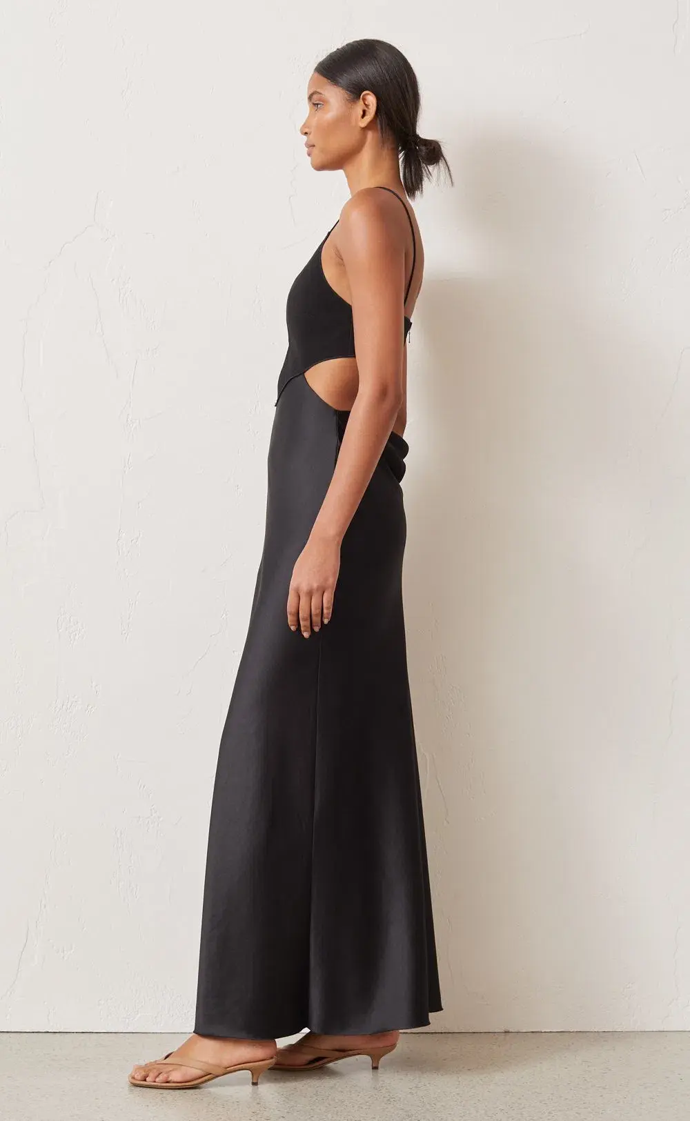 Bec & Bridge Seraphine Plunge Dress Black Size 6 for rent on The Volte - main image