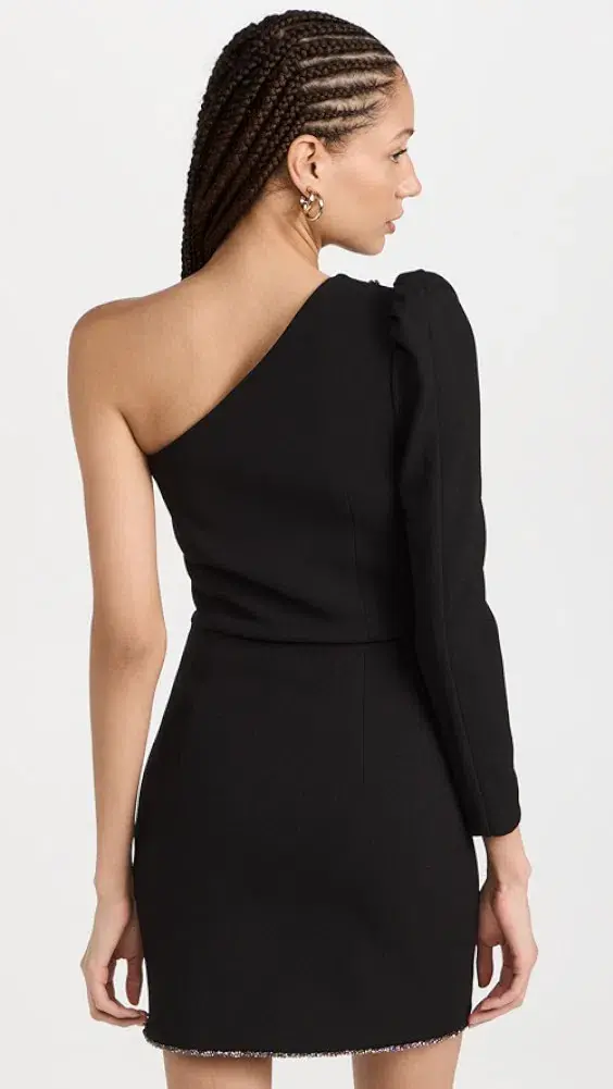 Rebecca Vallance Victoria One Sleeve Mini Black Size 12 - Image 2