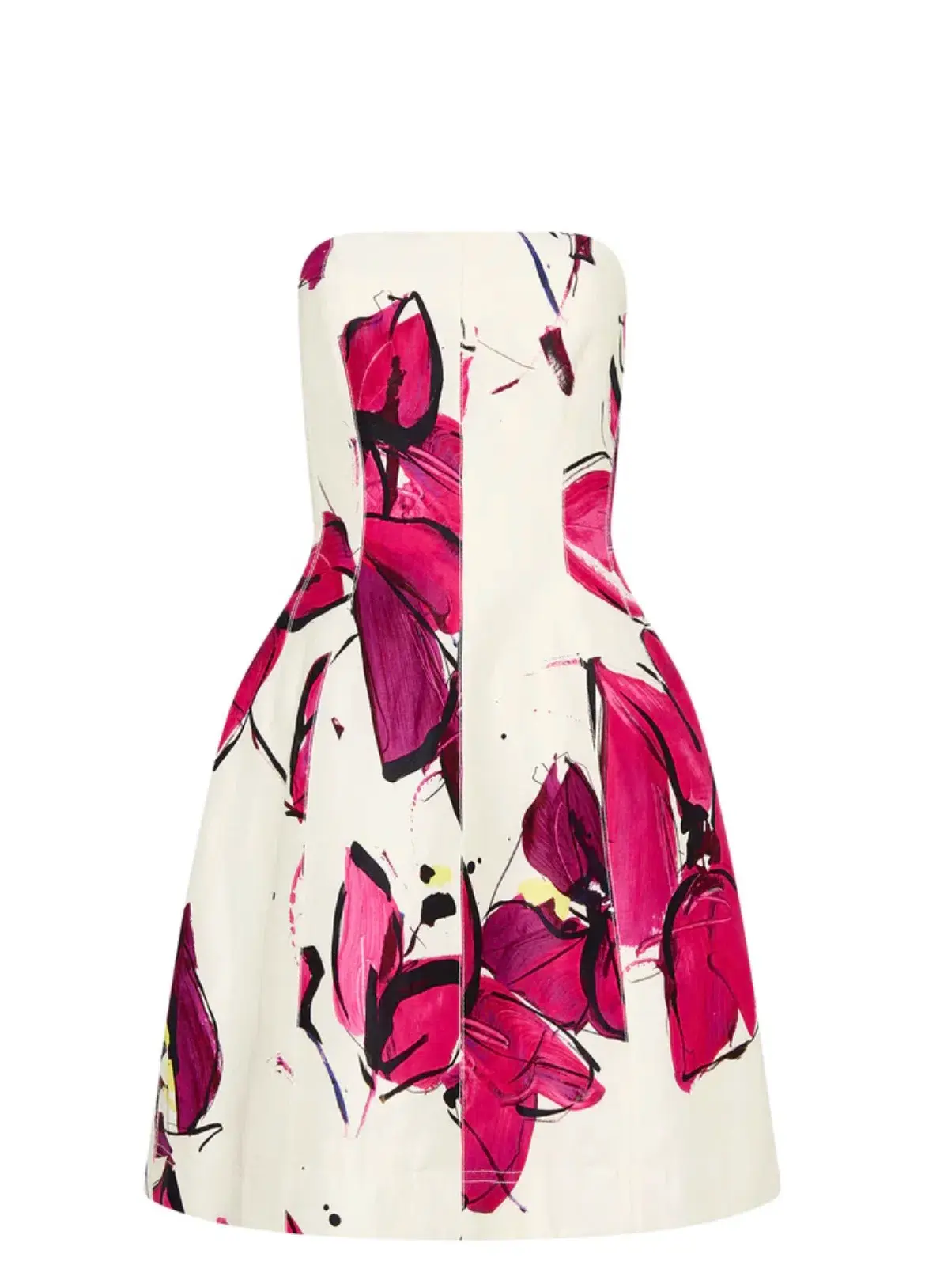 Aje Baret Strapless Mini Dress Floral Size 10 - Image 5