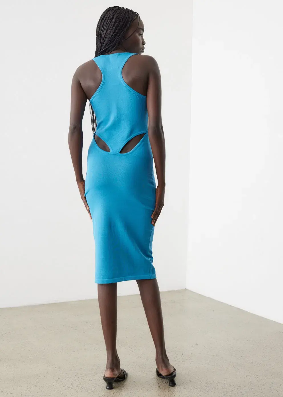 Miaou Akira Dress Blue Size 6 - Image 3
