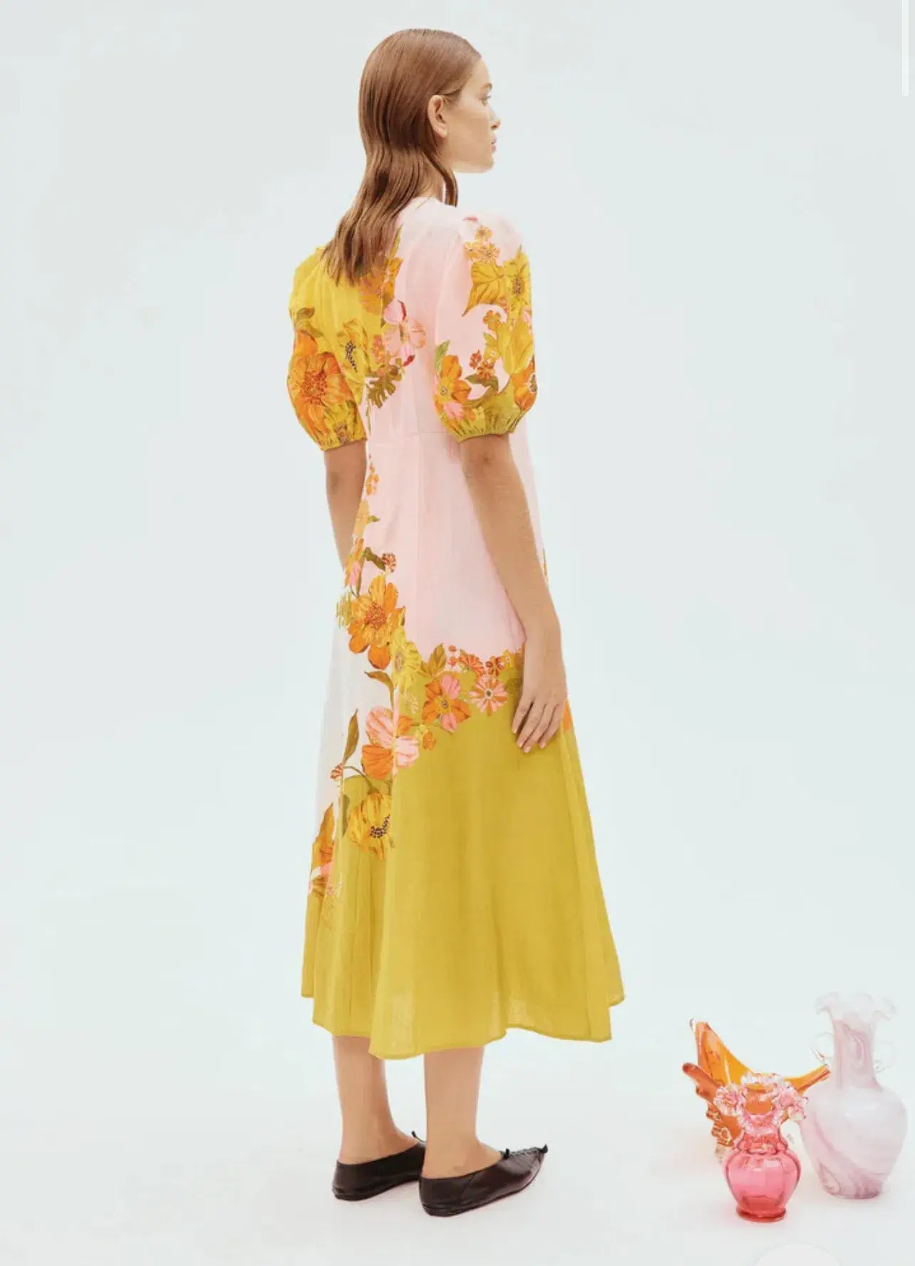Alemais Silas Midi Dress Print Size 10 - Image 3
