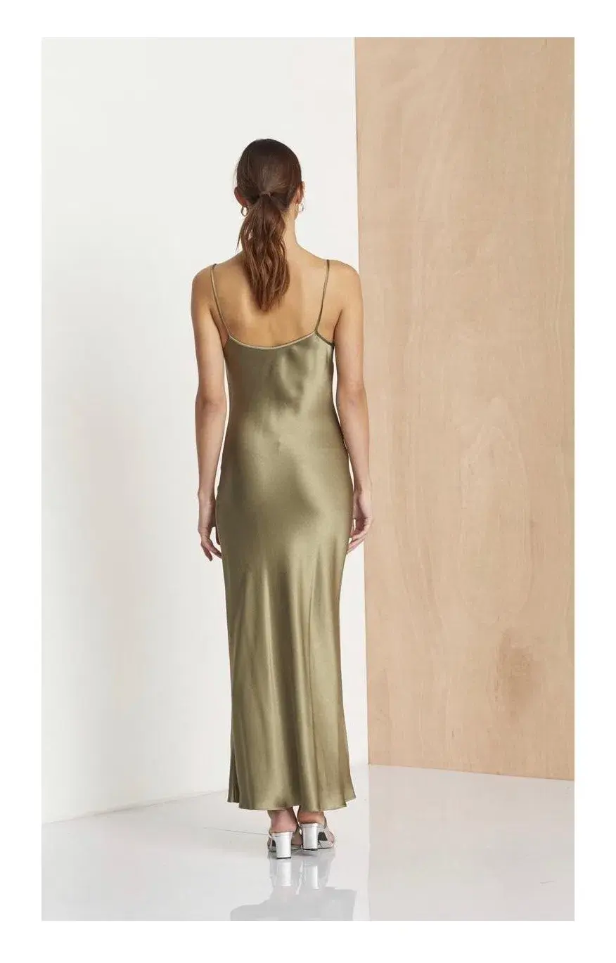 Bec & Bridge Midnight Dance Dress Sage Size 6 - Image 3
