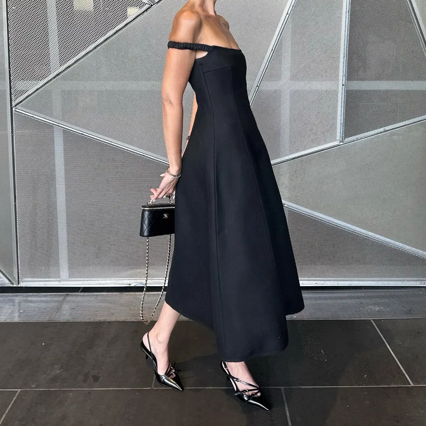 Khaite NY black midi dress  - Image 1