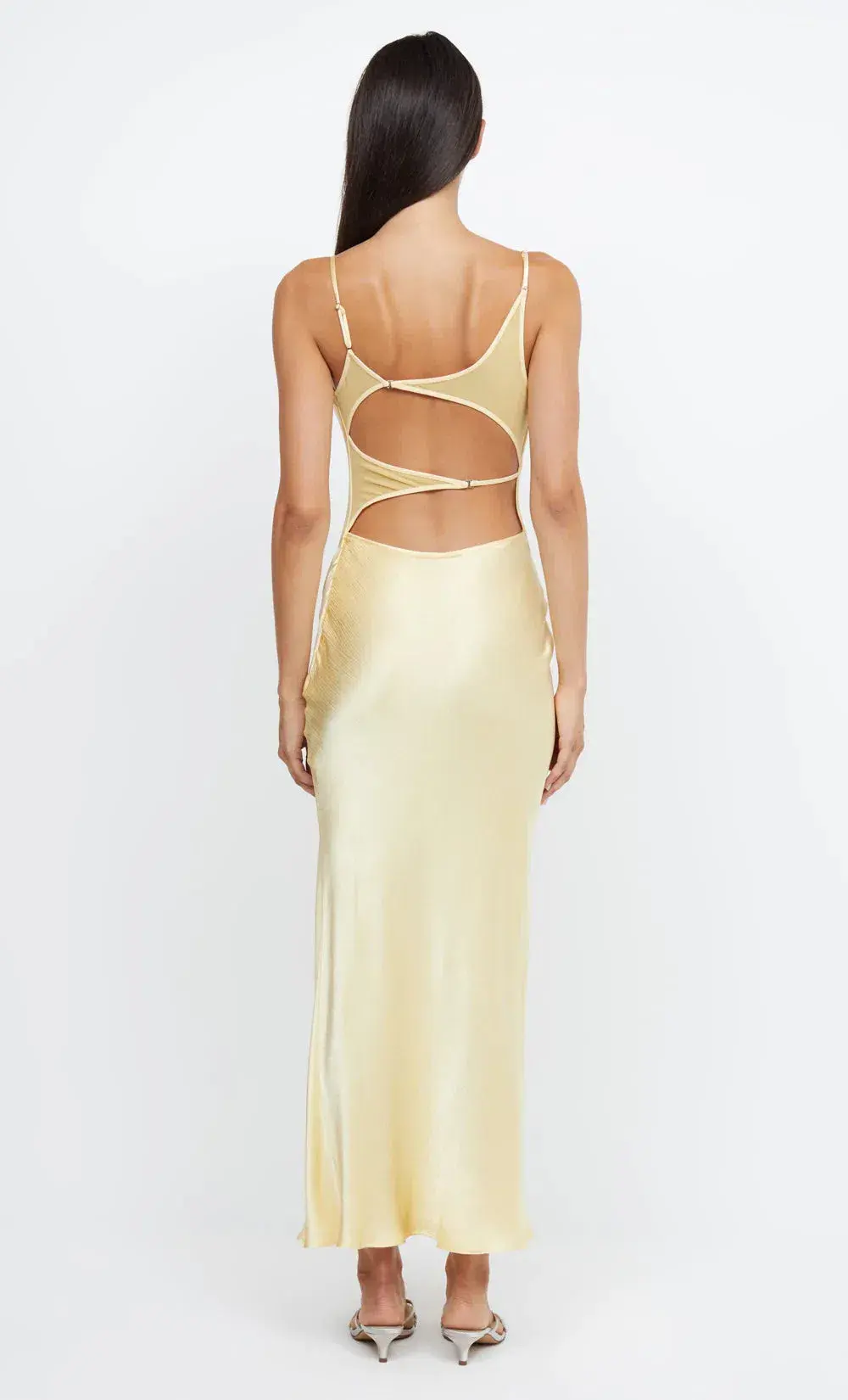Bec & Bridge Margot V Maxi Dress Butter Yellow Size 10 - Image 2
